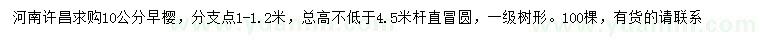 求購10公分早櫻