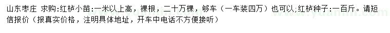 求購(gòu)高1米以上紅櫨小苗、紅櫨種子