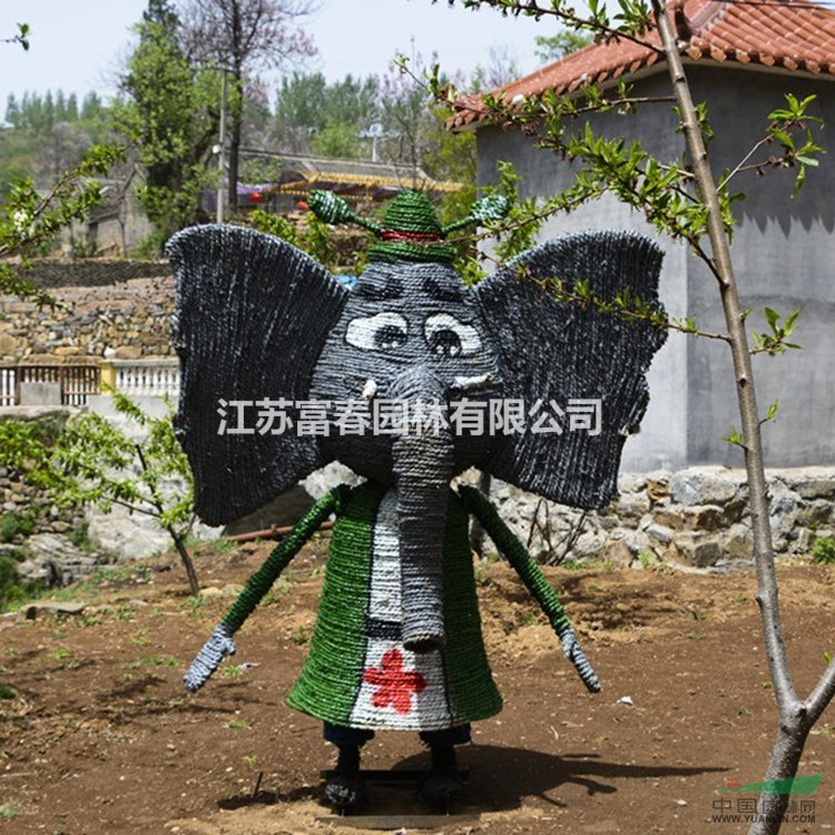 稻草人工藝品干稻草編制藝術(shù)手工藝術(shù)品稻草人制作 草人藝術(shù)品