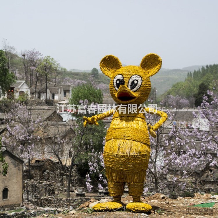 稻草人工藝品干稻草編制藝術(shù)手工藝術(shù)品稻草人制作 草人藝術(shù)品