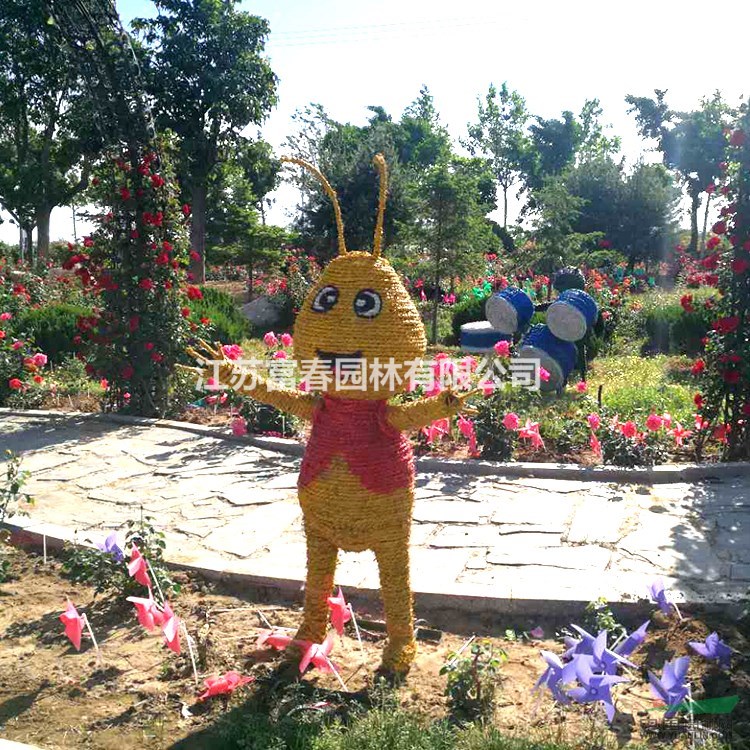  稻草人 稻草人工藝品加工 稻草人雕塑 耐老化稻草人 可定制