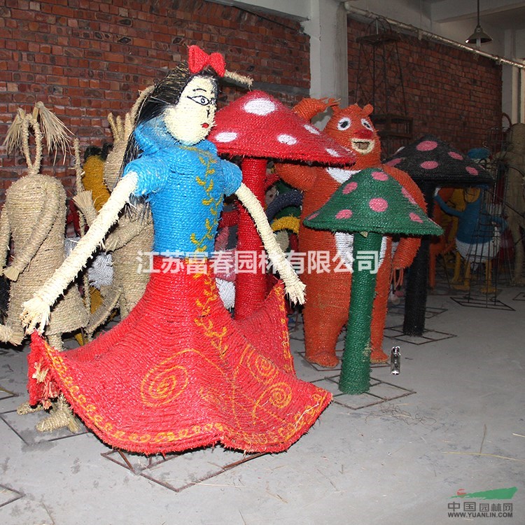 仿真稻草人 仿真稻草人工藝品廠家 仿真稻草人手工藝術品定制