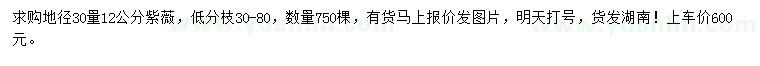 求購(gòu)地徑30量12公分紫薇