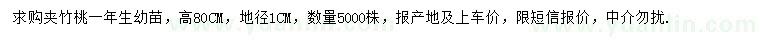 求購地徑1公分夾竹桃