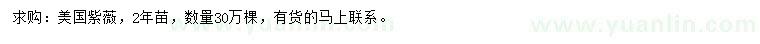 求購(gòu)美國(guó)紫薇