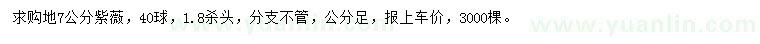 求購(gòu)地徑7公分紫薇