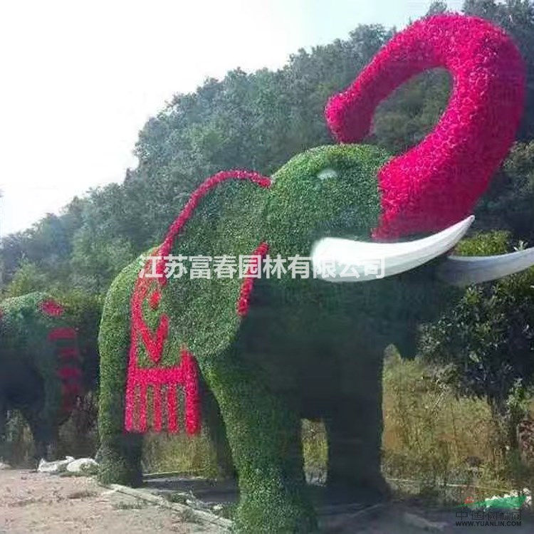 室外綠雕仿真動(dòng)物造型 園林景觀雕塑植物綠雕工藝品廠家定制