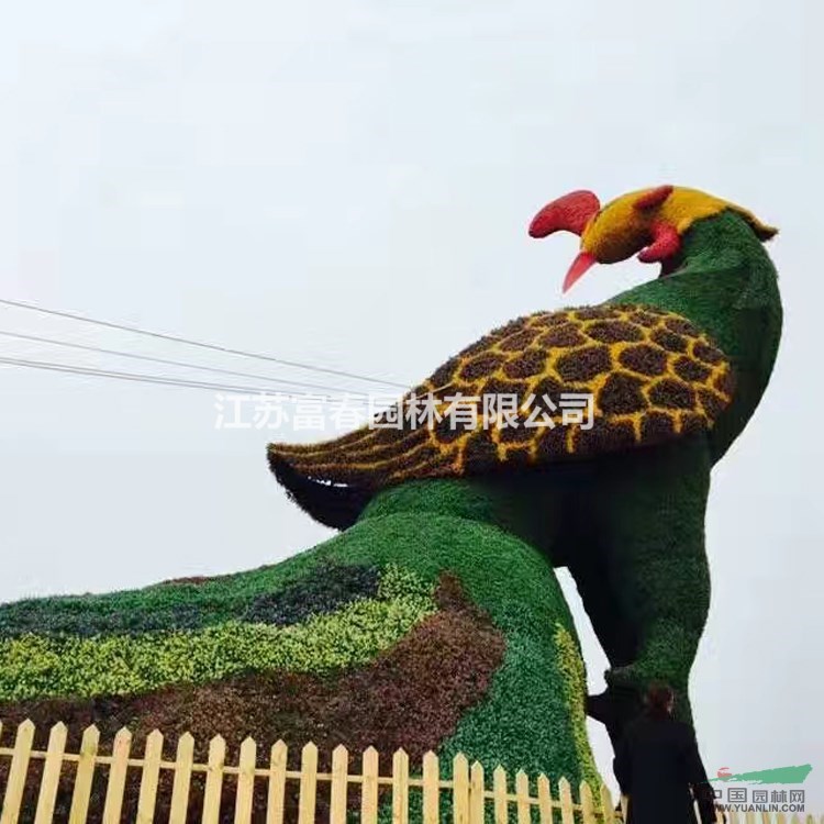 室外綠雕仿真動(dòng)物造型 園林景觀雕塑植物綠雕工藝品廠家定制