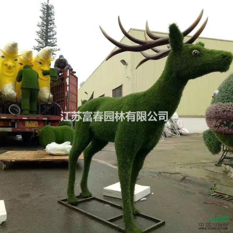 植物綠雕塑景區定做定制動物卡通景觀綠雕公園室外仿真工藝品