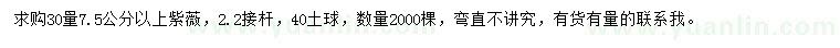 求購(gòu)30量7.5公分以上紫薇