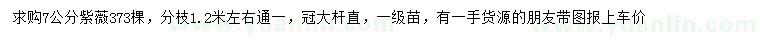 求購7公分紫薇