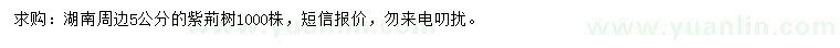 求購5公分紫荊樹