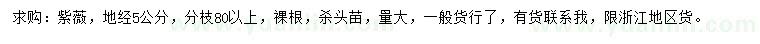 求購地經(jīng)5公分紫薇