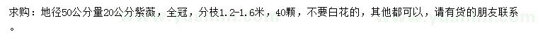 求購地徑50公分量20公分紫薇