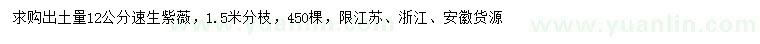 求購出土量12公分速生紫薇 