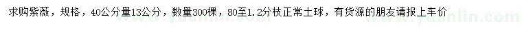 求購40公分量13公分紫薇