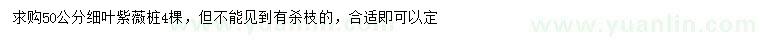 求購(gòu)50公分細(xì)葉紫薇樁