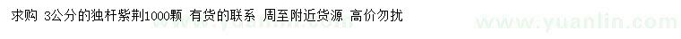 求購(gòu)3公分紫荊