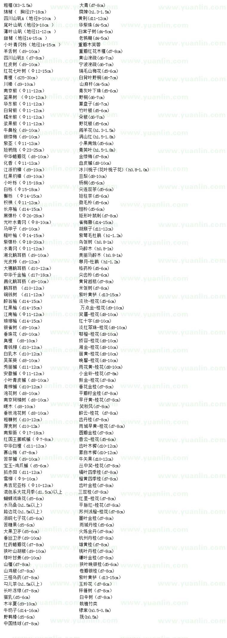 求購(gòu)粗榧、綿櫧、四川山礬等