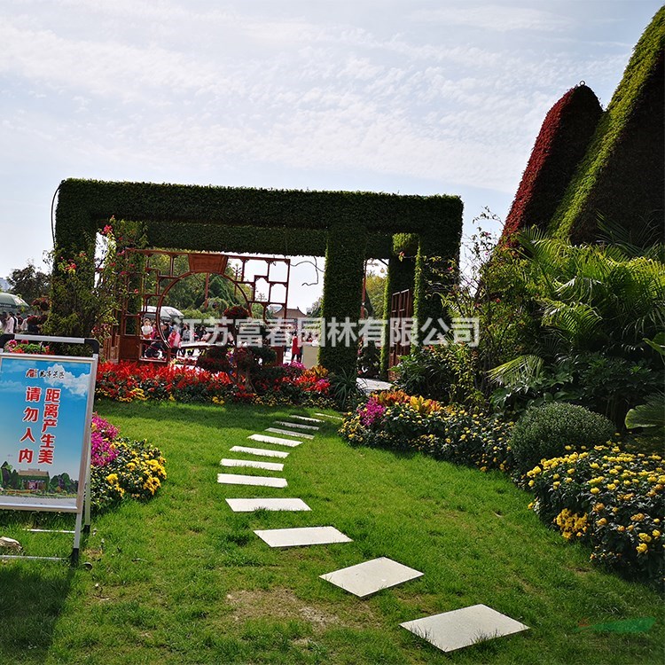 廠家可定制 仿真綠雕 國慶景觀雕塑 仿真雕塑 動物造型綠雕