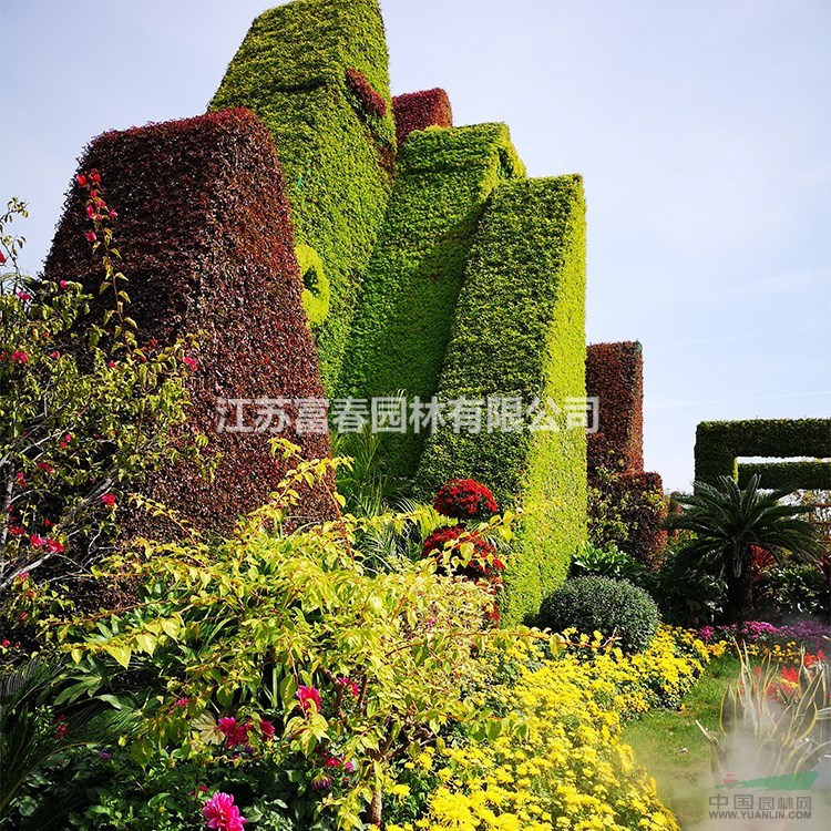可定制仿真綠雕 大型園林景觀 廣場公園仿真綠植雕塑 雕塑設計