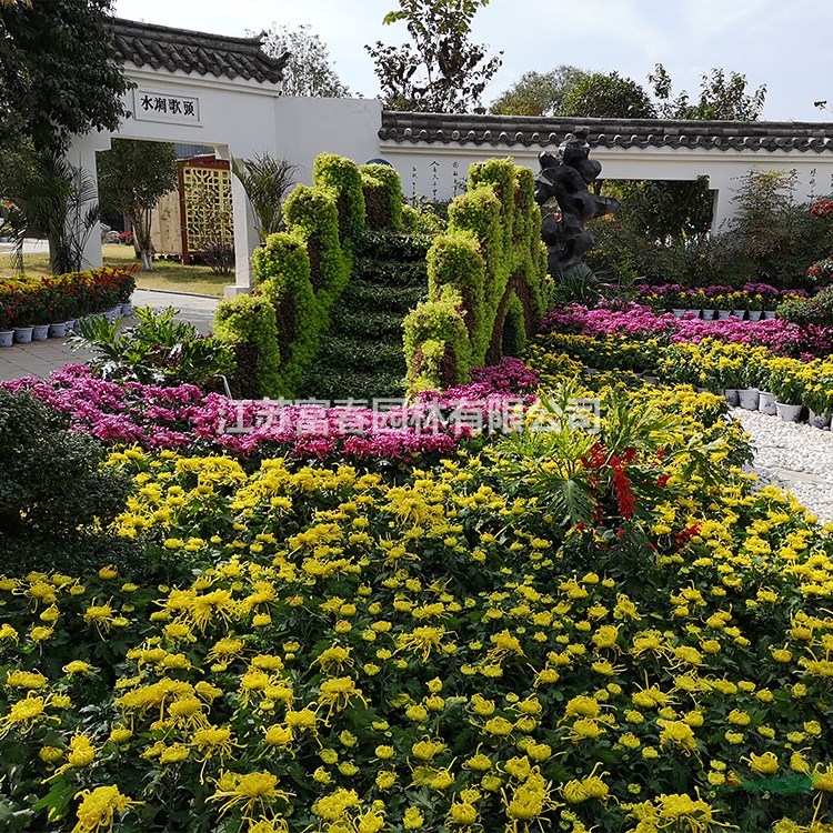 園林景觀布置仿真綠雕 旅行景點雕塑  綠植綠雕