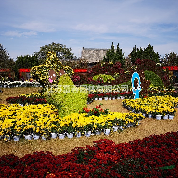 仿真植物造型綠雕 可定制人物綠雕擺件 園林景觀立體綠雕