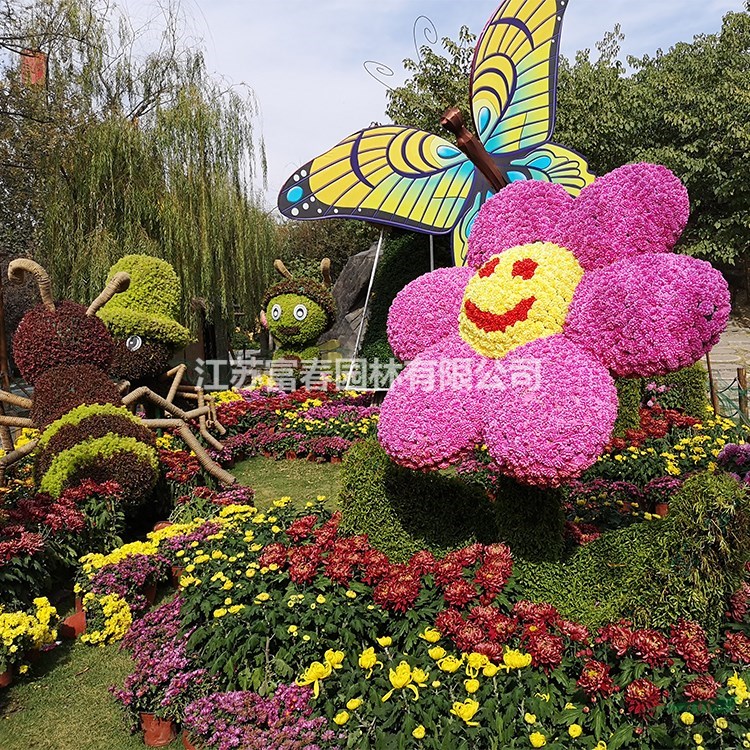 廠家直銷 可定制仿真綠雕園林造景 公園景點裝飾