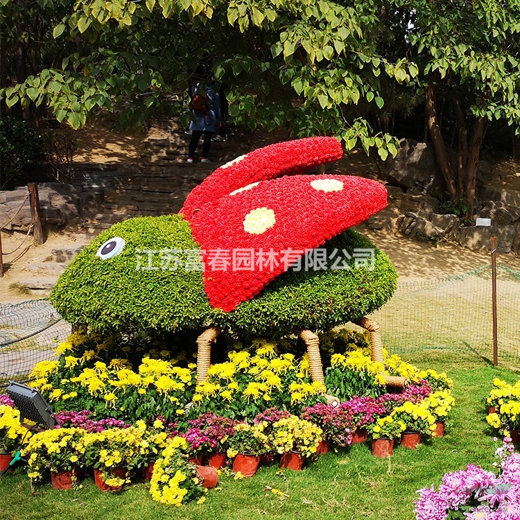 仿真植物雕塑 綠色雕塑 人造主題植物綠雕 大型卡通綠雕