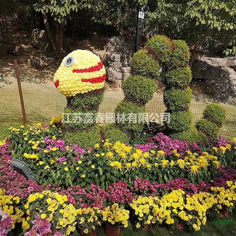 廠家直銷室外仿真植物藝術綠雕園林景觀布置動植物造型綠雕