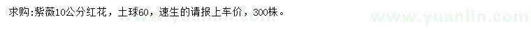 求購10公分紫薇