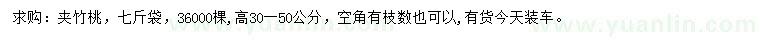求購高30-50公分夾竹桃