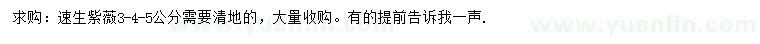 求購(gòu)3、4、5公分速生紫薇