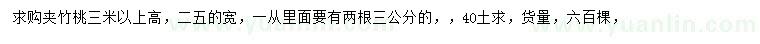 求購(gòu)高3米以上夾竹桃