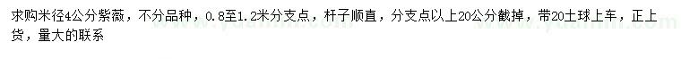 求購米徑4公分紫薇