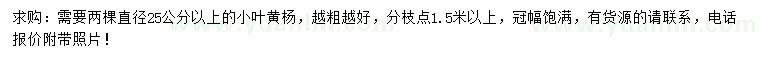 求購(gòu)直徑25公分小葉黃楊