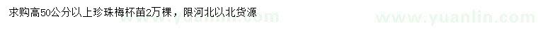 求購高50公分以上珍珠梅