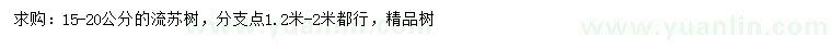 求購15-20公分流蘇
