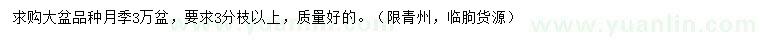 求購月季