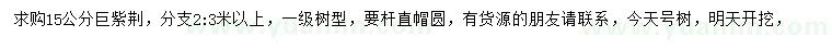 求購(gòu)15公分巨紫荊