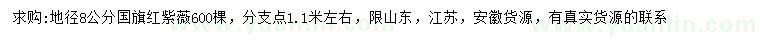 求購(gòu)地徑8公分國(guó)旗紅紫薇