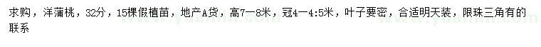 求購32公分洋蒲桃