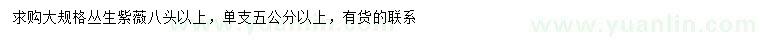求購8分枝以上叢生紫薇