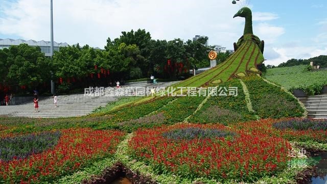 成都仿真造型 成都真植物造型 鮮花景觀雕塑