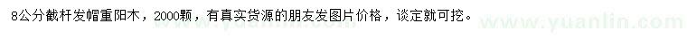 求購8公分重陽木