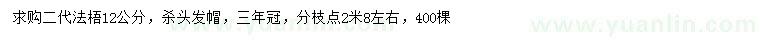 求購12公分法梧
