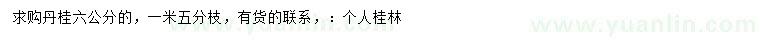 求購6公分丹桂