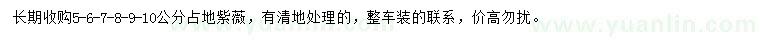 求購5-6-7-8-9-10公分紫薇