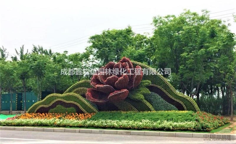 成都仿真植物園林景觀造型 成都假草坪園林造型 四川仿真綠雕