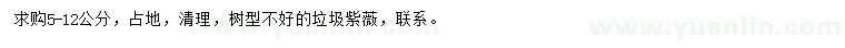 求購5-12公分紫薇